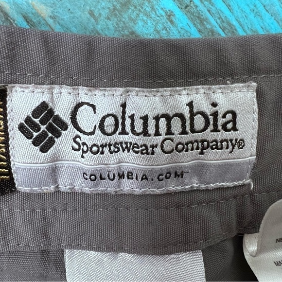 Columbia Grey Nylon Shorts Size 12 Activewear Hiking Outdoor Sporty - Picture 13 of 13